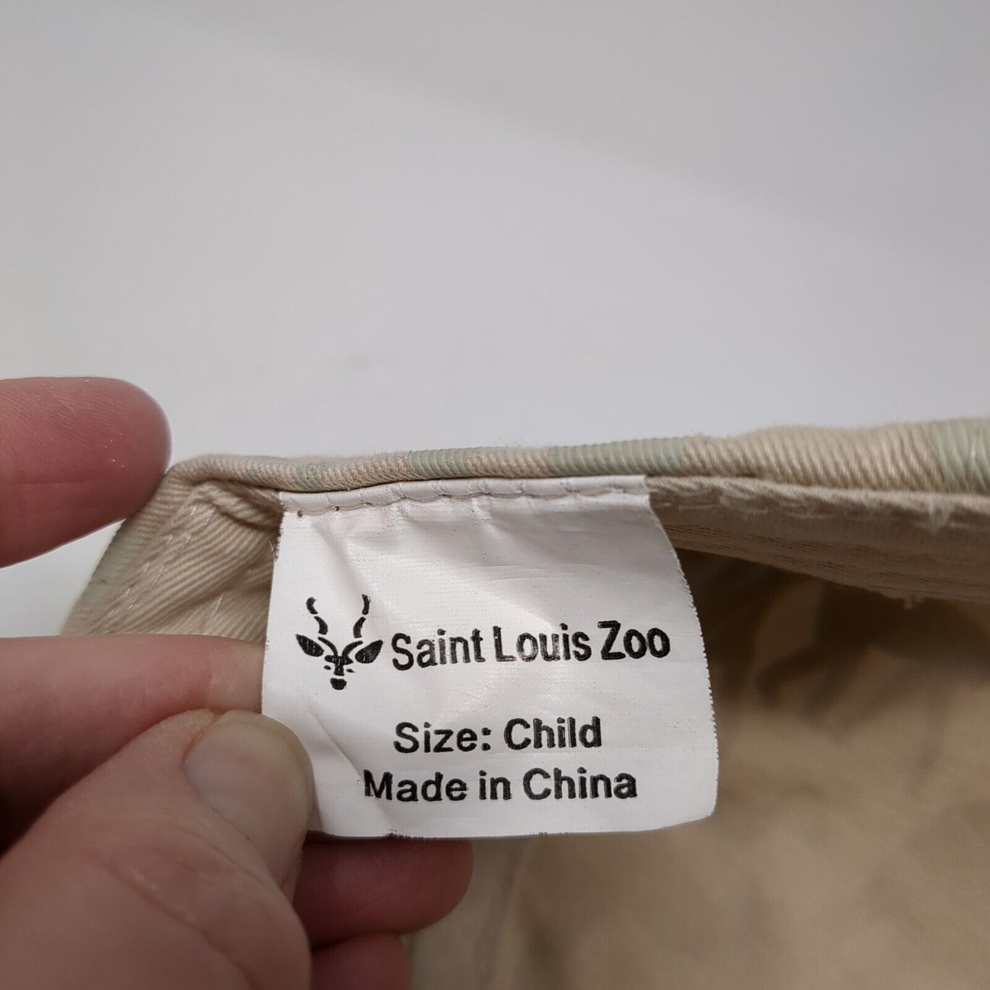 Saint Louis Zoo Youth Strapback Cadet Army Cap Multi OS Adjustable Embroidered