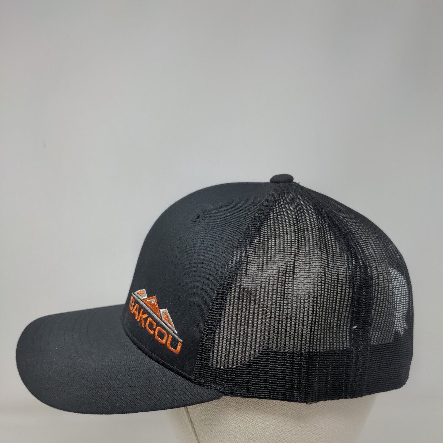 BAKCOU Tribe Member Snapback Trucker Hat Black One Size Adjustable Mesh Back