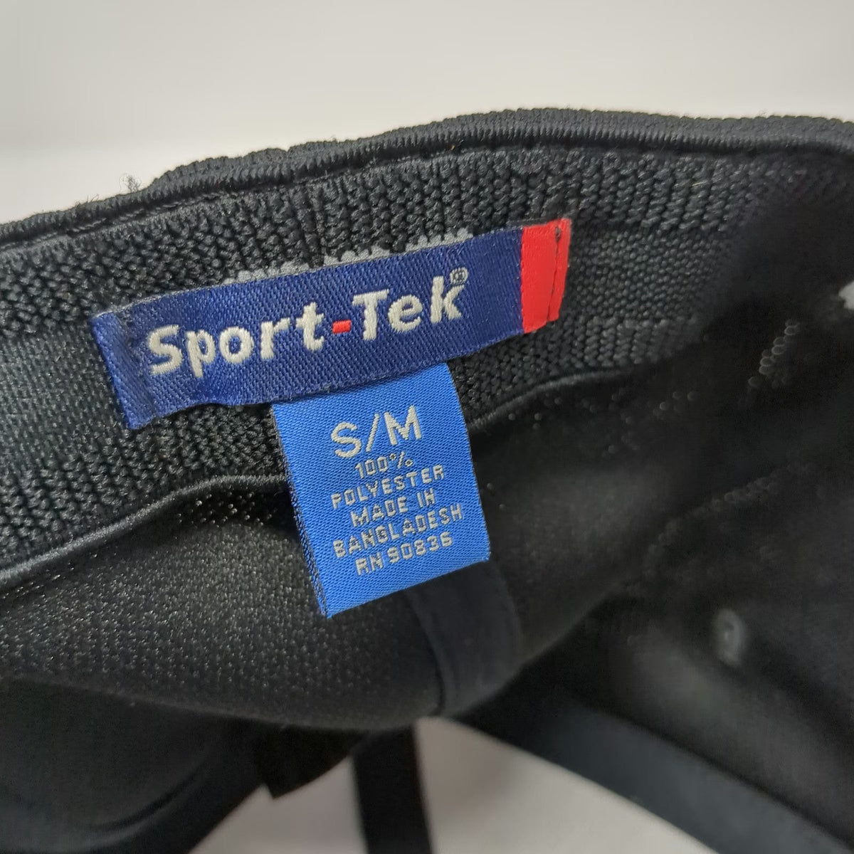 Sport-Tek Baseball Cap Black White Red Gray M Flexfit Elastic Performance hat