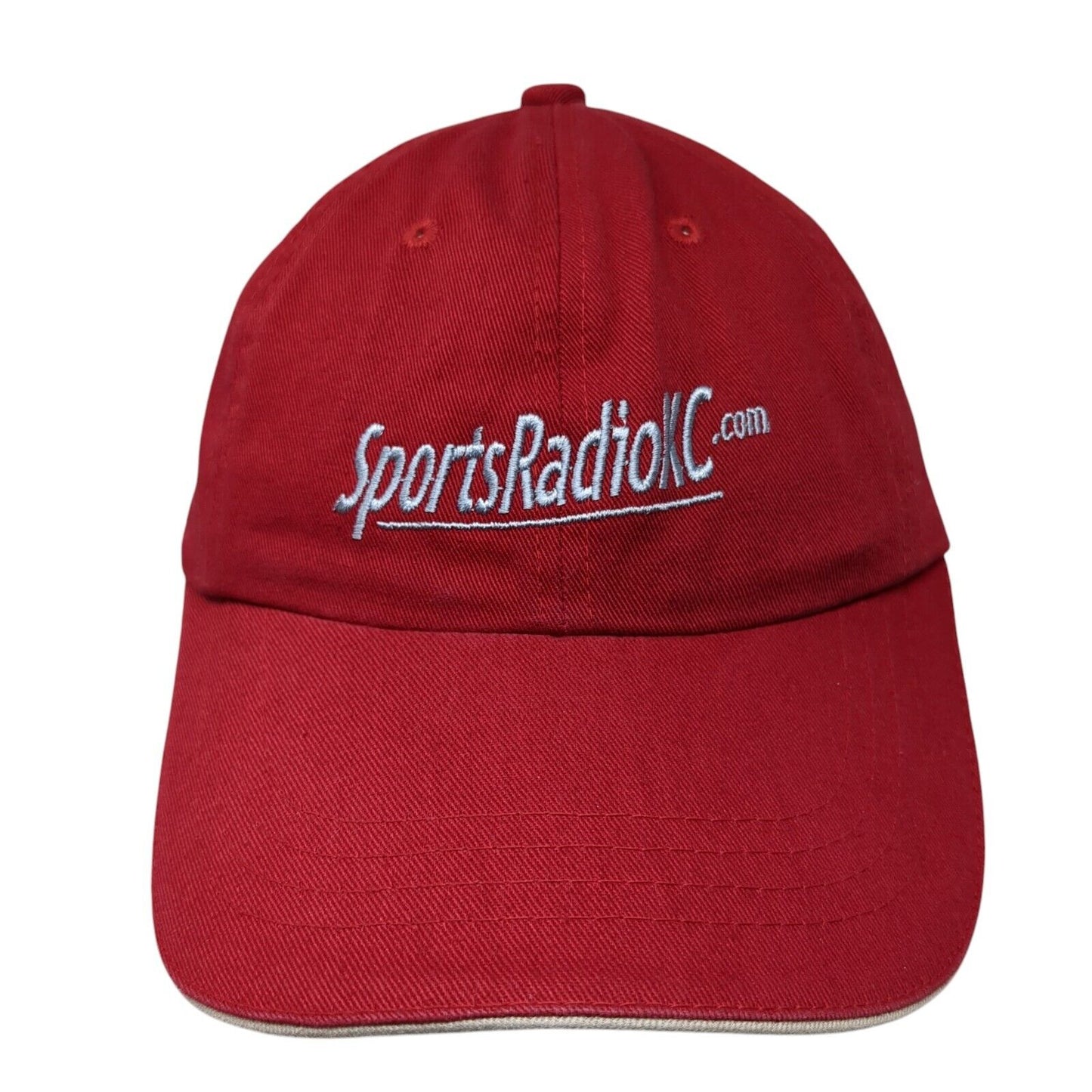 Sports Radio KC.com Slideback Hat Red One Size Adjustable Sportsman
