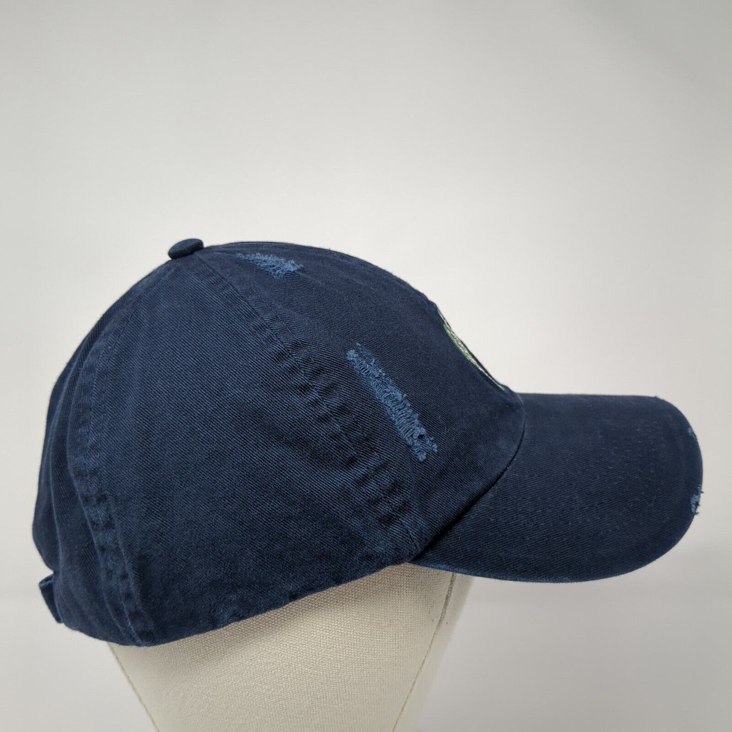 Cactus Slideback Hat Blue One Size Adjustable Embroidered 6 Panel