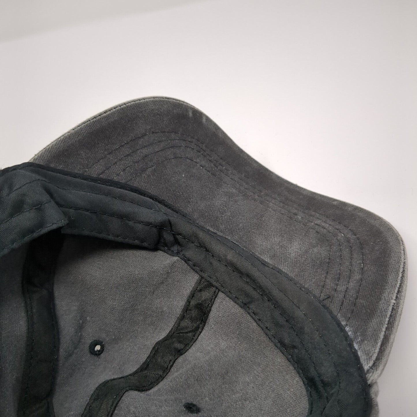 Young Gifted Black Slideback Hat Gray One Size Adjustable 6 Panel