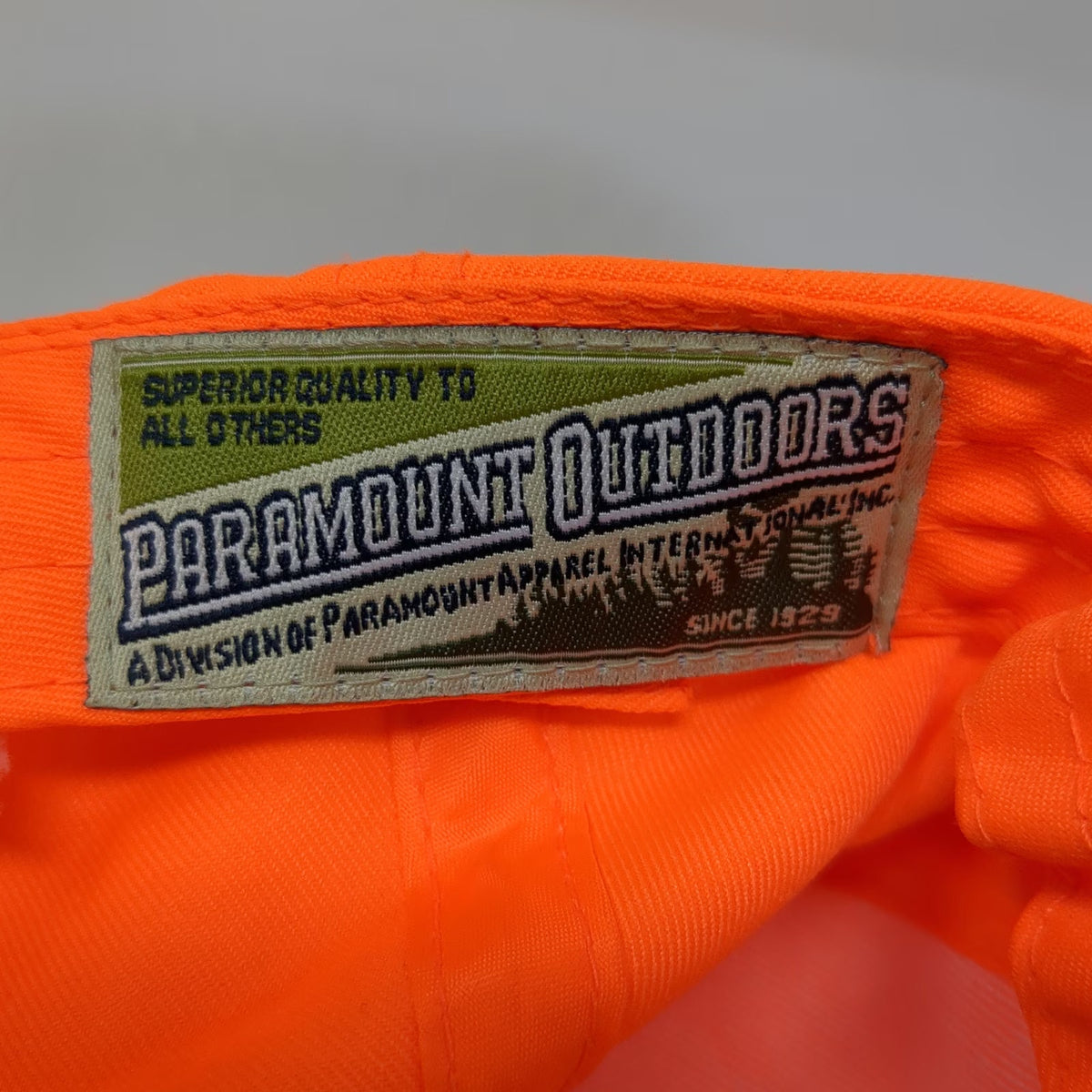 Paramount Outdoors Buckmasters Hunting Hat Orange One Size Baseball Cap Deer