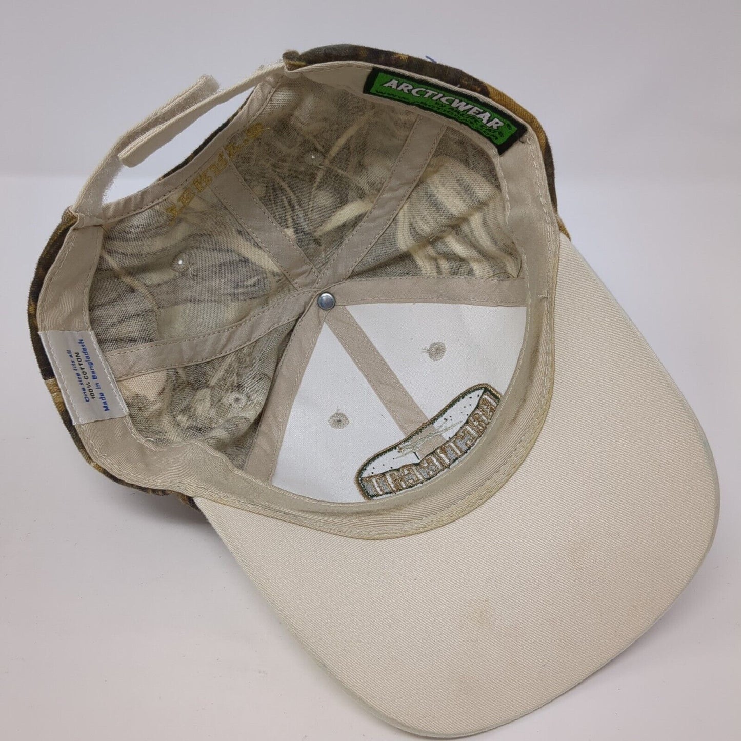 Arctic Cat Terry's Strapback Hat Camo One Size Adjustable Hunting