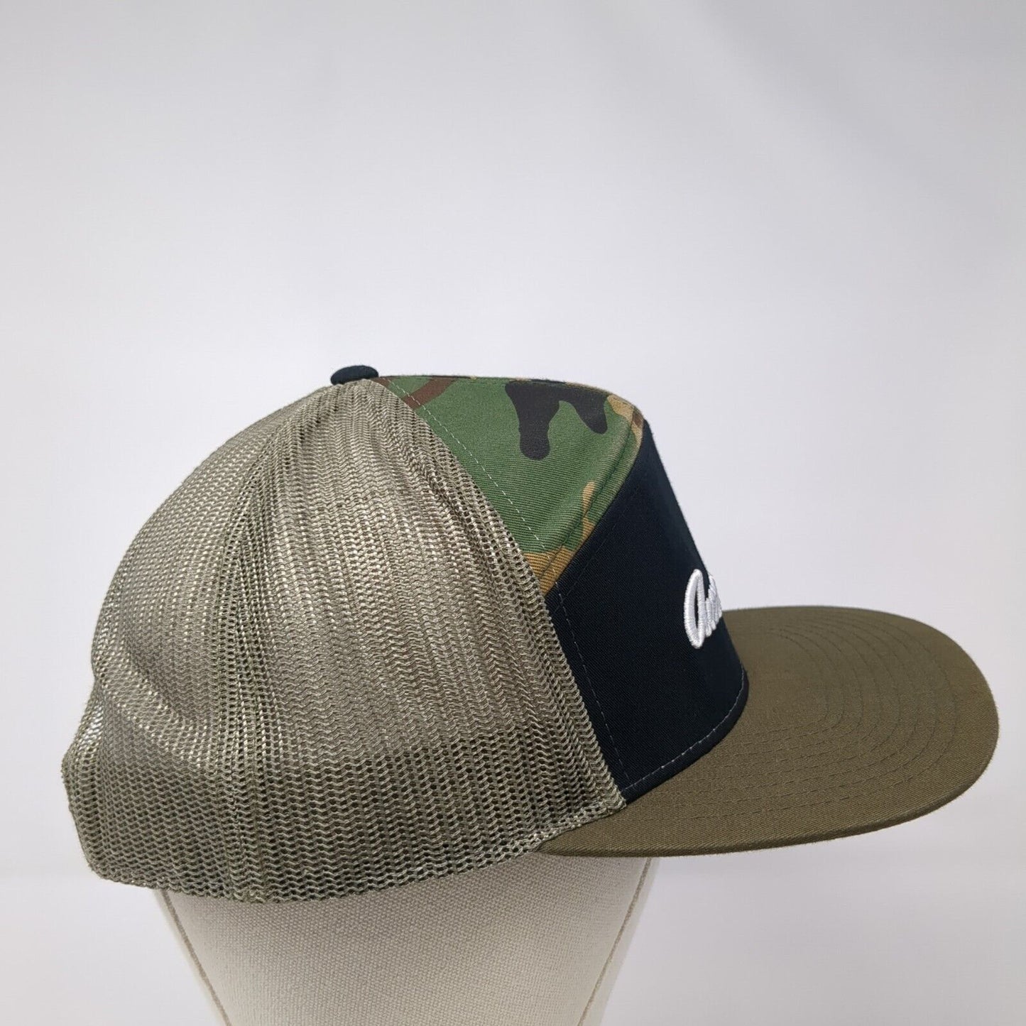 American Snapback Trucker Hat Multicolor OS Adjustable Mesh Back Richardson