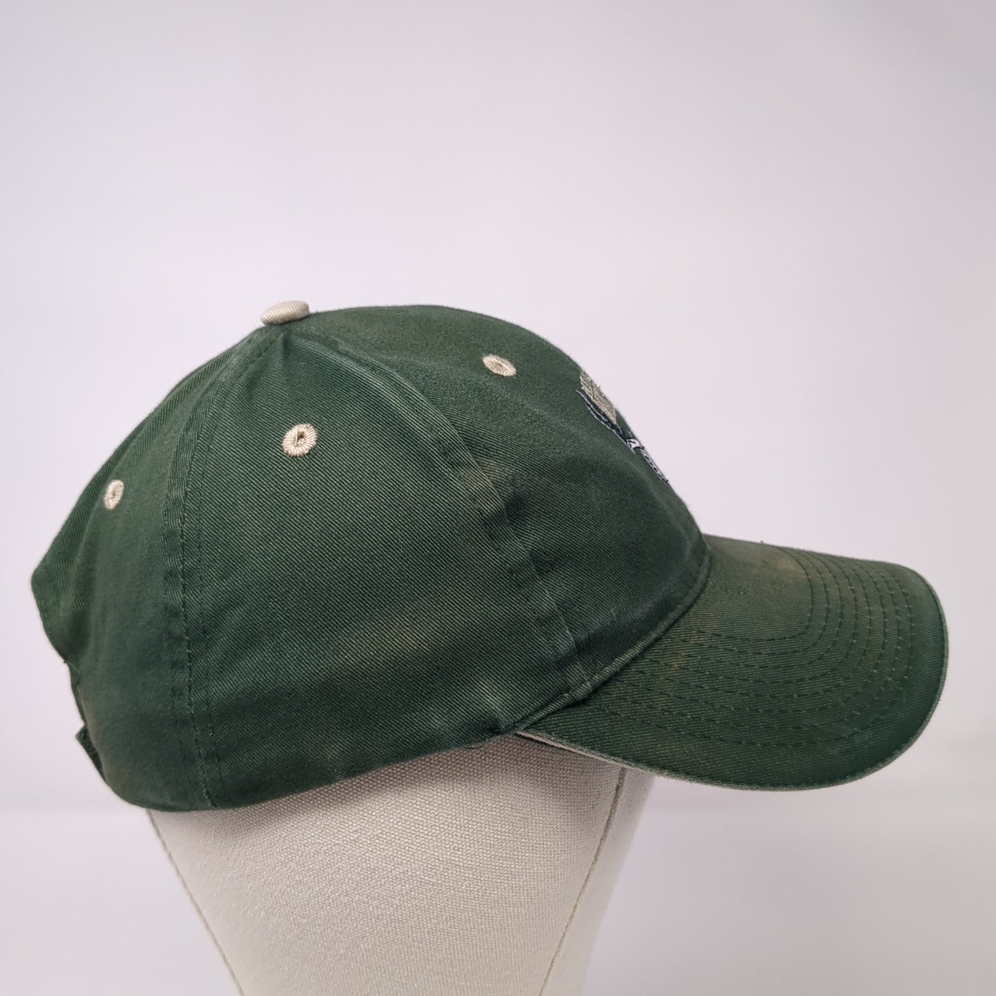 Nevada Muleys Strapback Baseball Cap Green One Size Adjustable Embroidered Otto