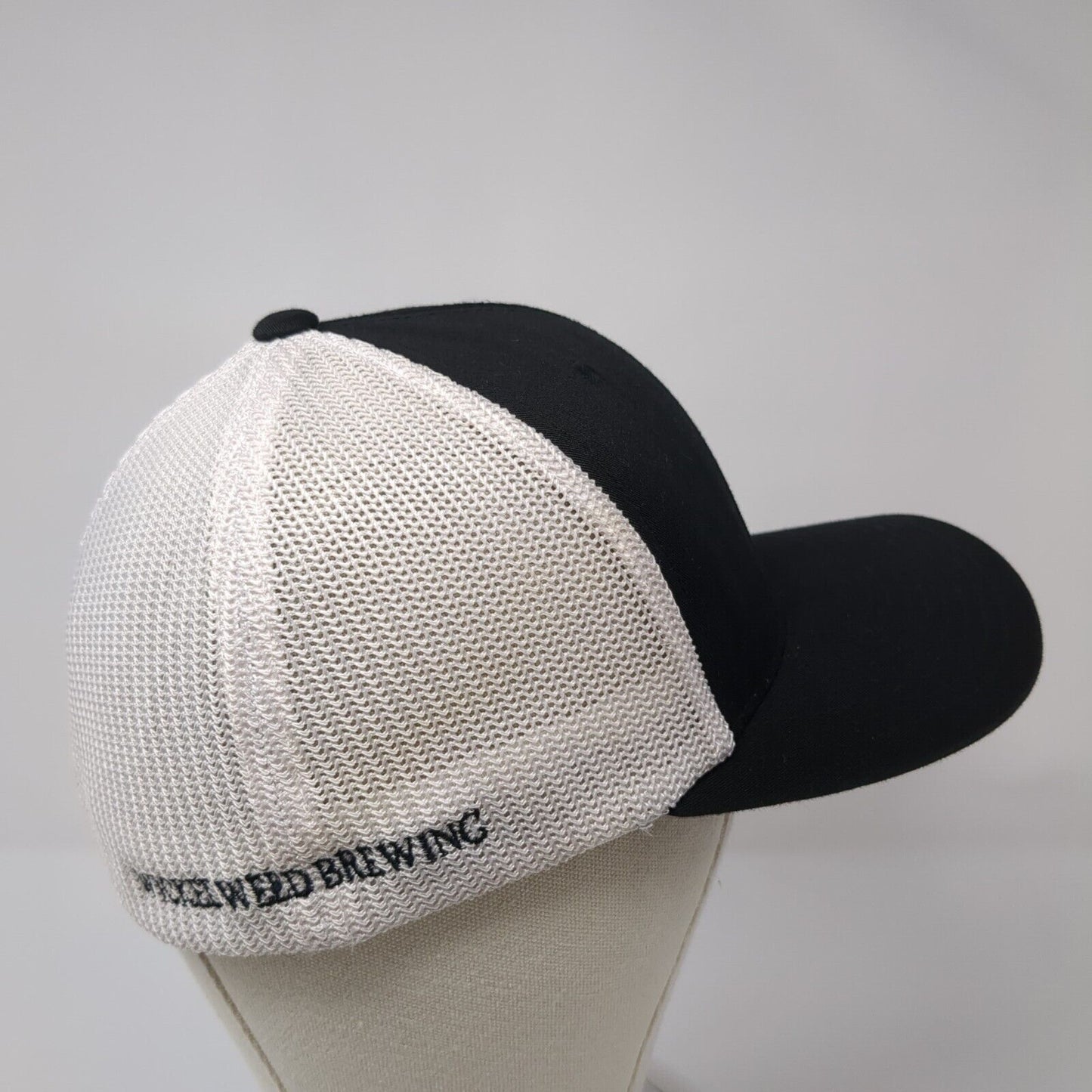 Wicked Weed Brewing Fitted Mesh Back Trucker Hat Black One Size Yupoong