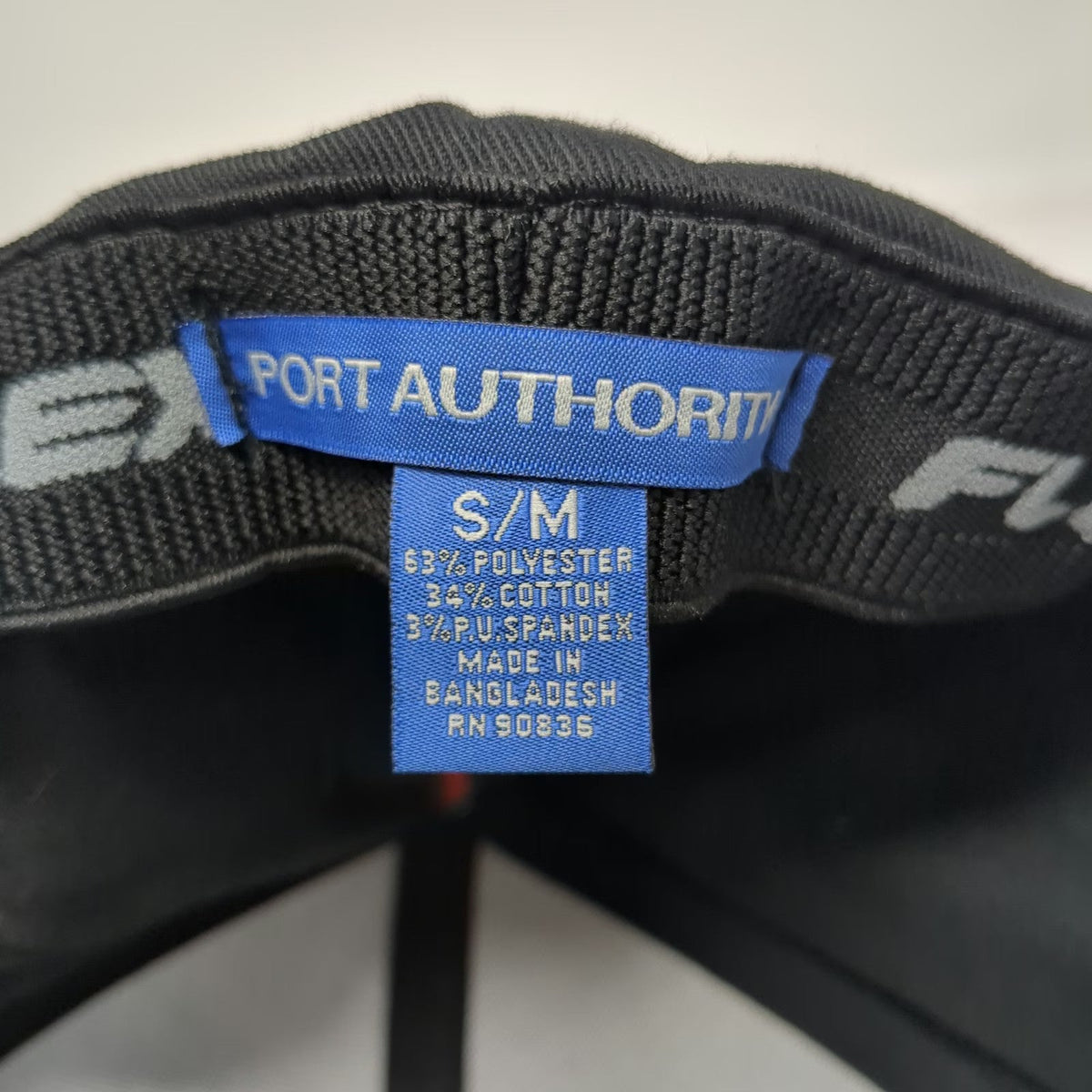 Port Authority Baseball Cap Black M Old Skool Choppers Skull Flexfit Hat 208 ID