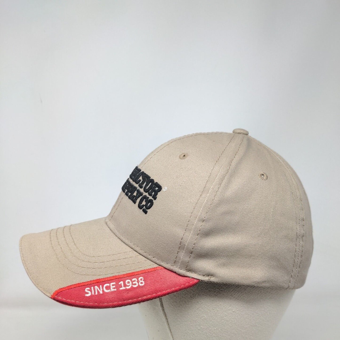 Tractor Supply Co. Since 1938 Slideback Hat Tan OS Adjustable Embroidered Cotton