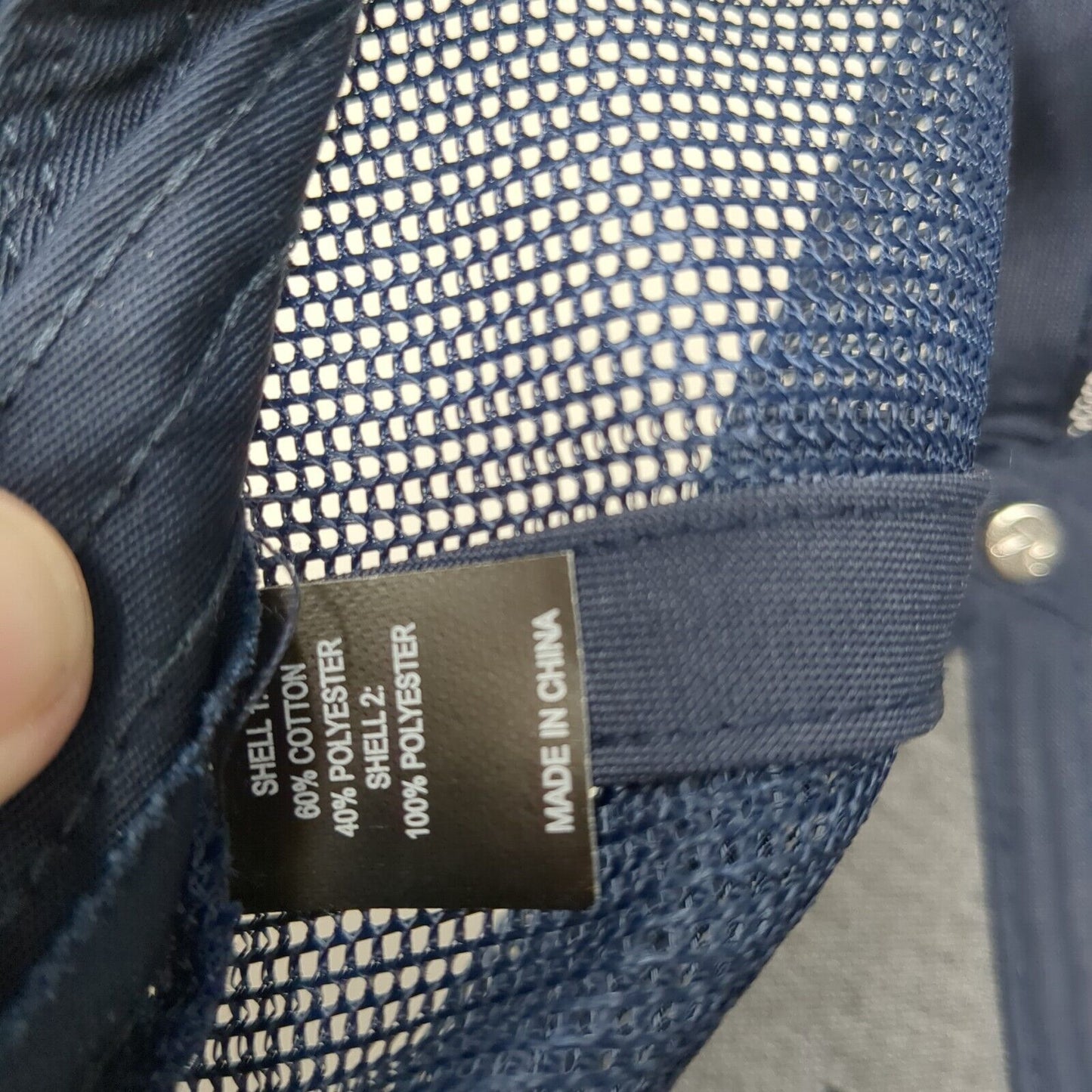 Toll Brothers Idaho Snapback Trucker Hat Blue OS Adjustable Mesh Back Richardson