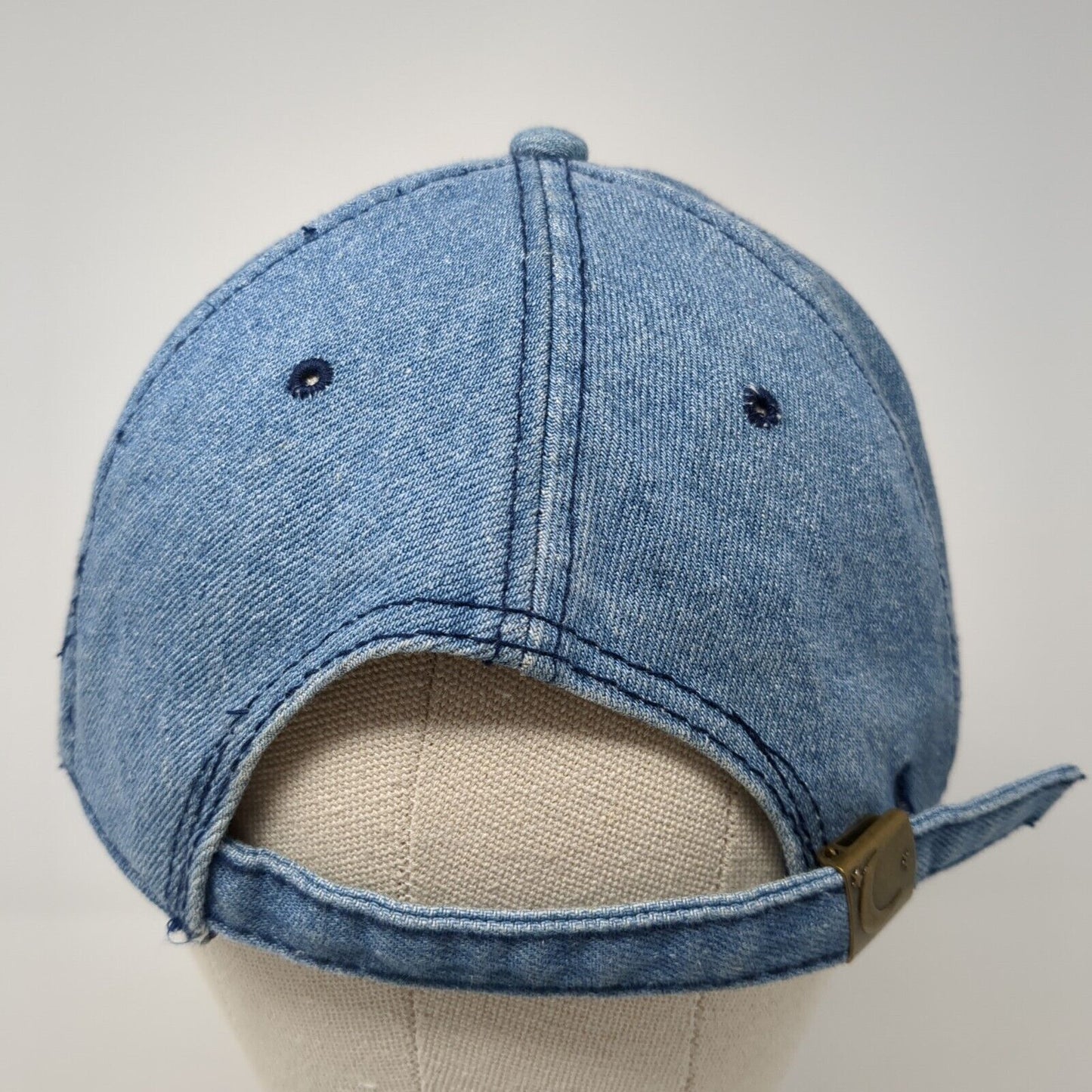 Sangstat The Transplant Company Slideback Hat Blue OS Adjustable Denim Luna Pier