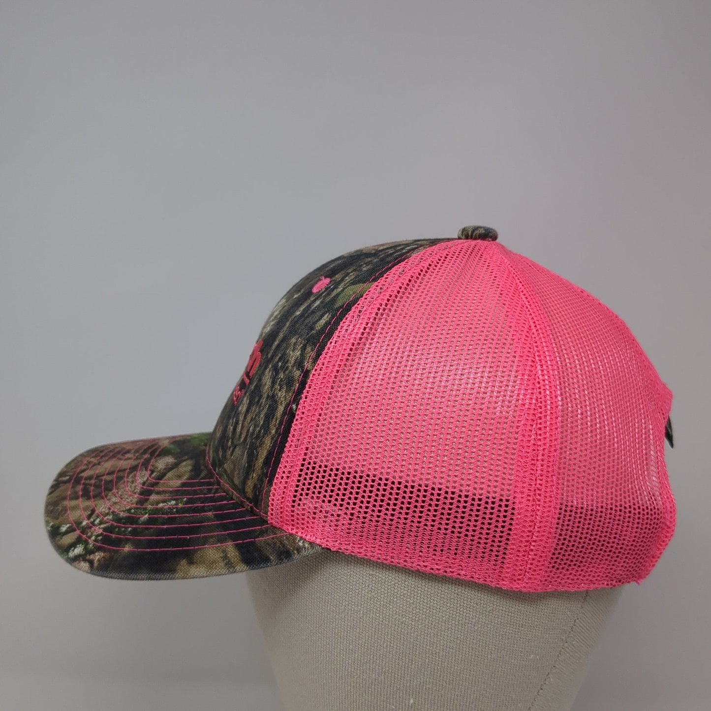 NuTech Seed Women's Strapback Trucker Hat Multi One Size Mesh Back Camo