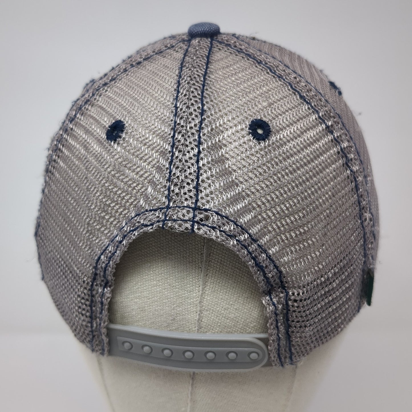 Sun Valley Snapback Mesh Back Trucker Hat Blue One Size Adjustable Legacy