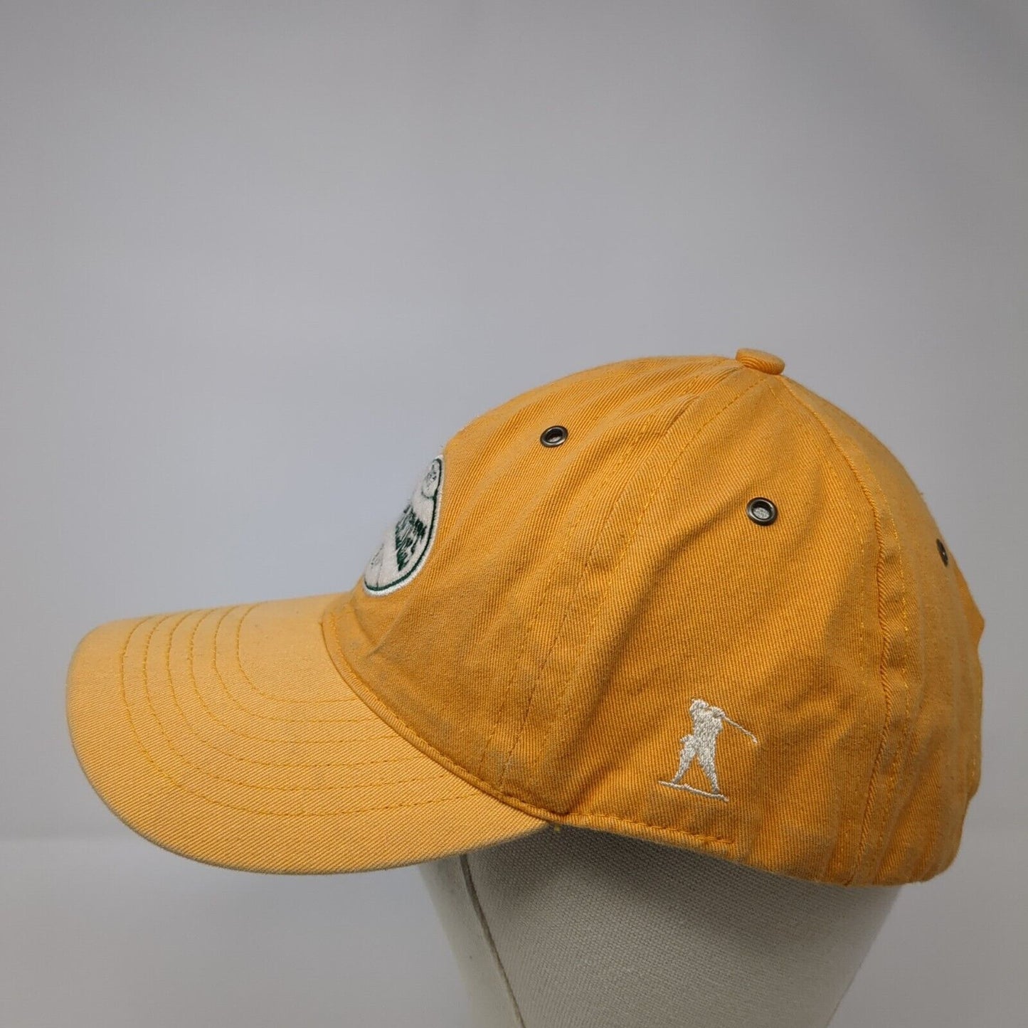 Seven Bridges Since 1991 Slideback Hat Orange OS Adjustable 6 Panel Legendary