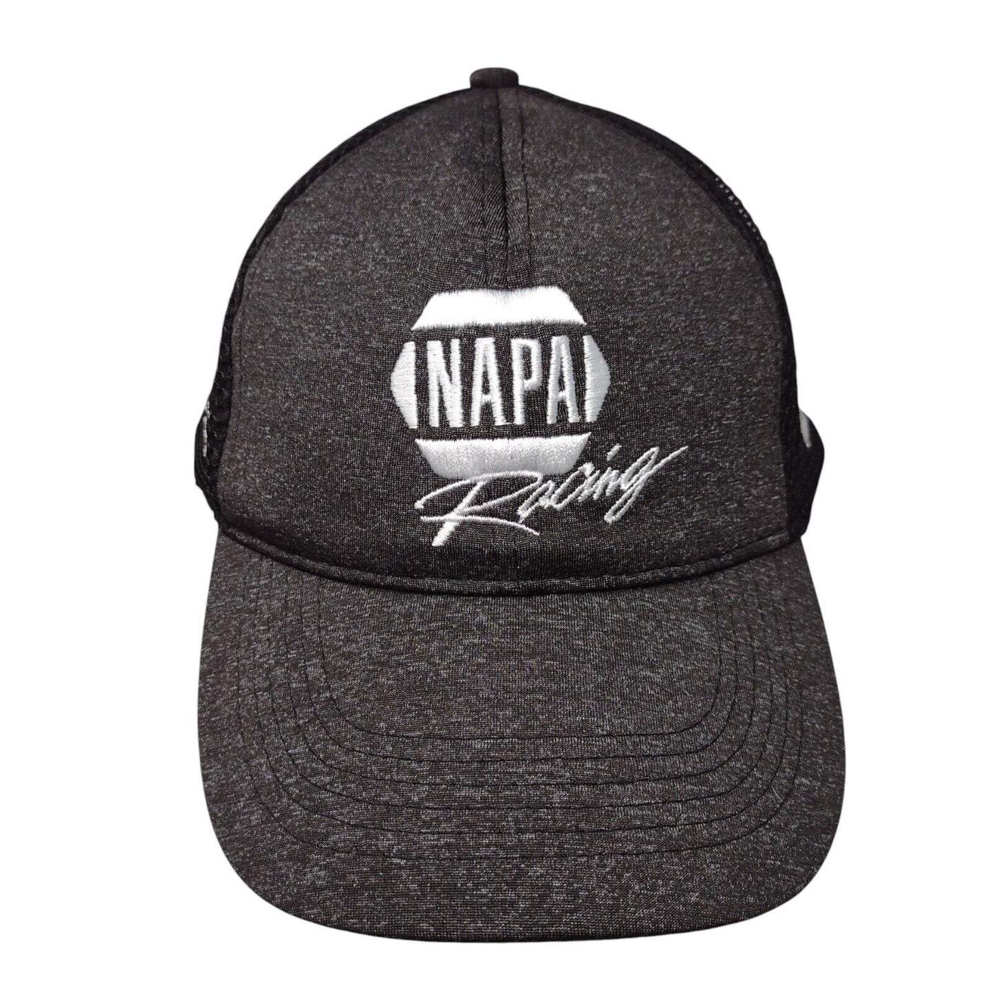 NAPA Racing Strapback Mesh Back Hat Black Embroidered Logo Hendrick Motorsports