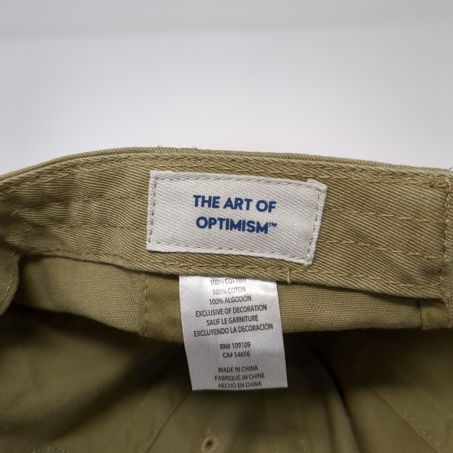 Be Kind Slideback Hat Tan One Size The Art Of Optimism Life Is Good