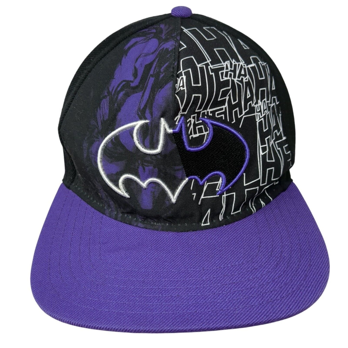 Batman The Joker HAHAHA Snapback Hat Multicolor One Size Adjustable