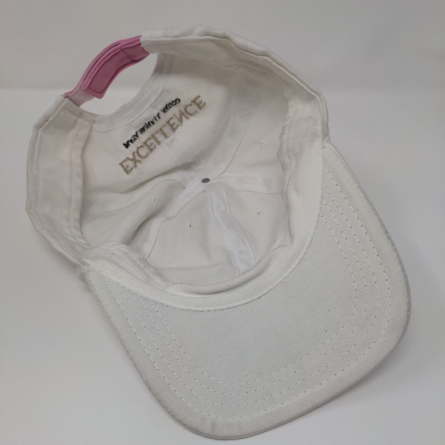 Excellence Playa Mujeres Mexico Strapback Hat White One Size Embroidered