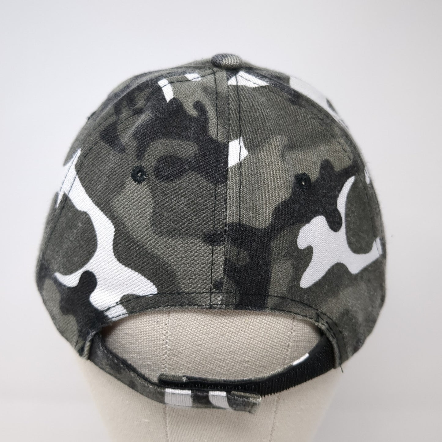 Unbranded Strapback Hat Multi One Size Adjustable Camouflage Blank