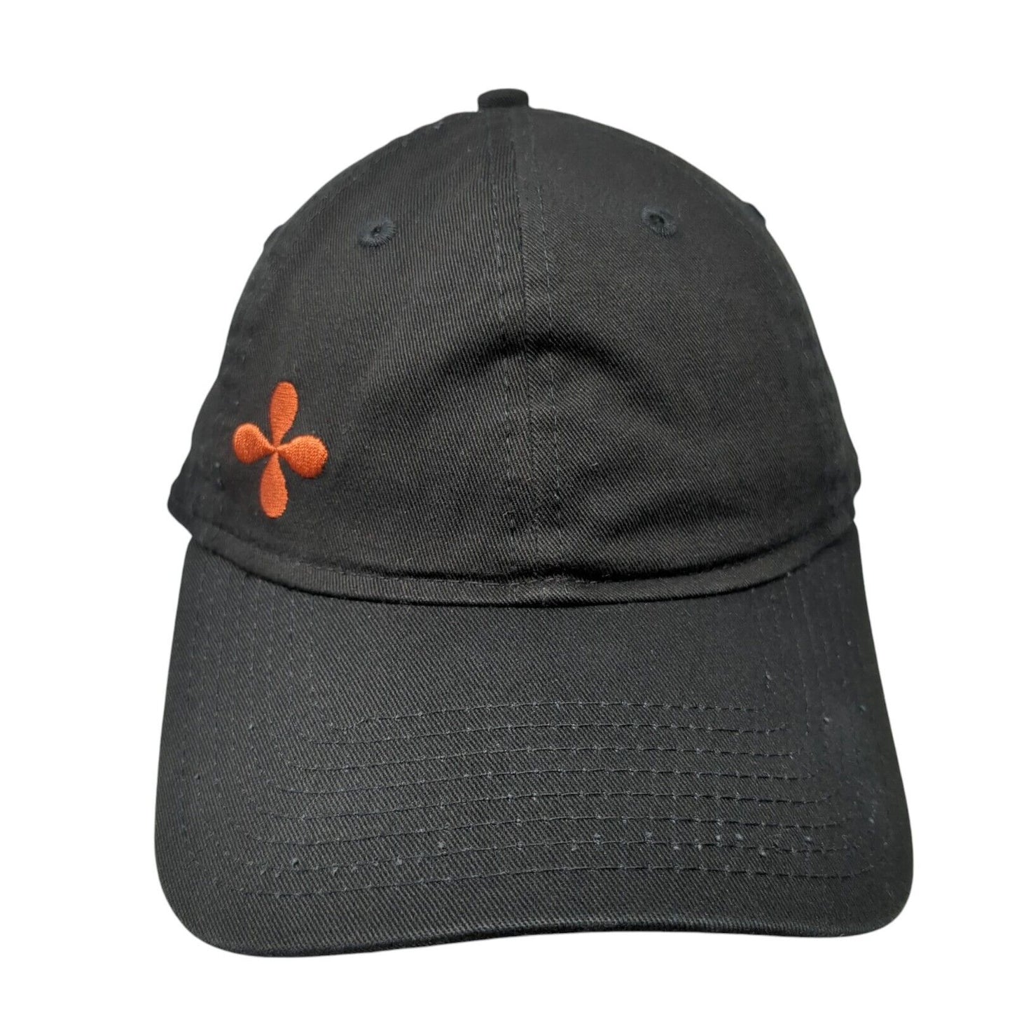 New Era Slideback Hat Black One Size Adjustable Embroidered 9Twenty 6 Panel