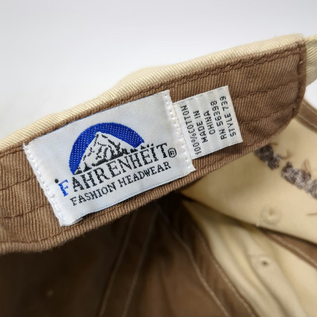 Fahrenheit Baseball Cap Brown One Size Seven Devils Lodge Guest Ranch Hat Cotton