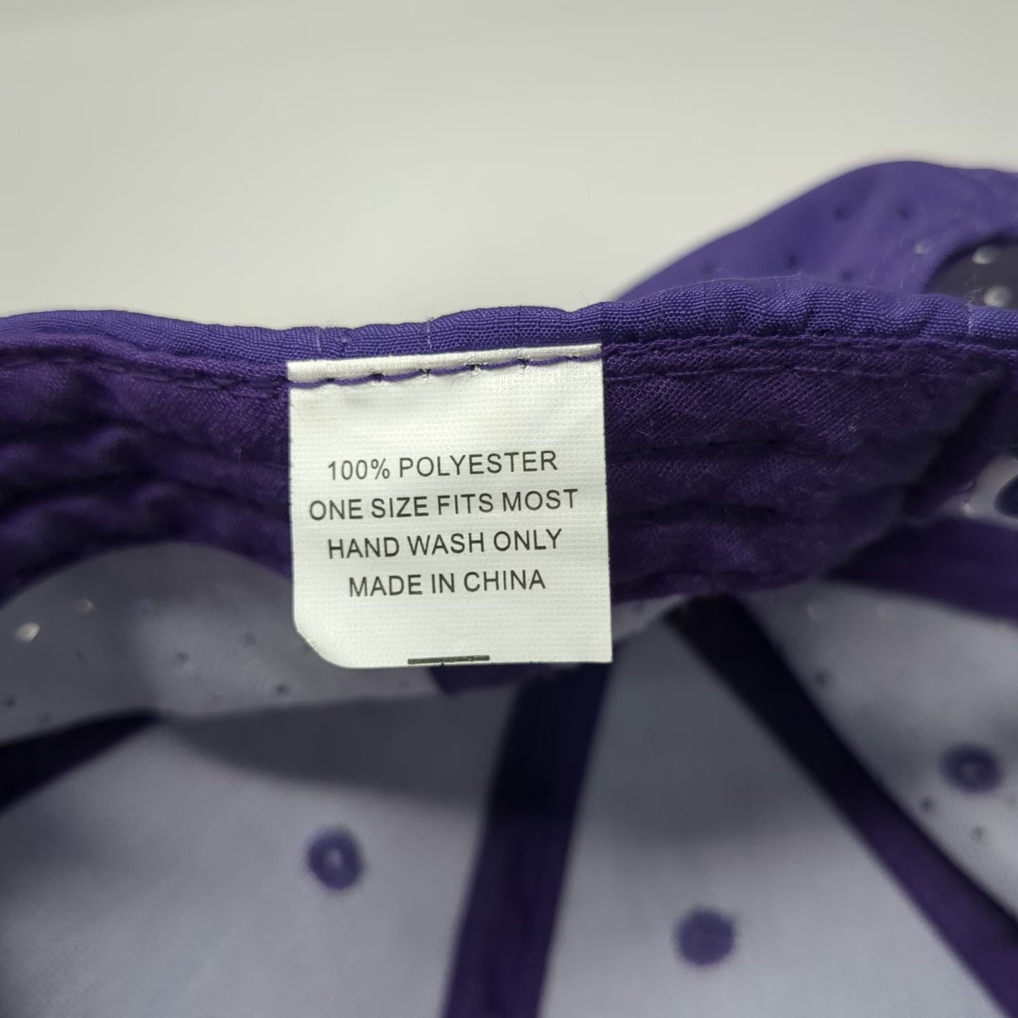 Wawa Food Markets Baseball Cap Purple One Size Rope Hat Strapback Perforated