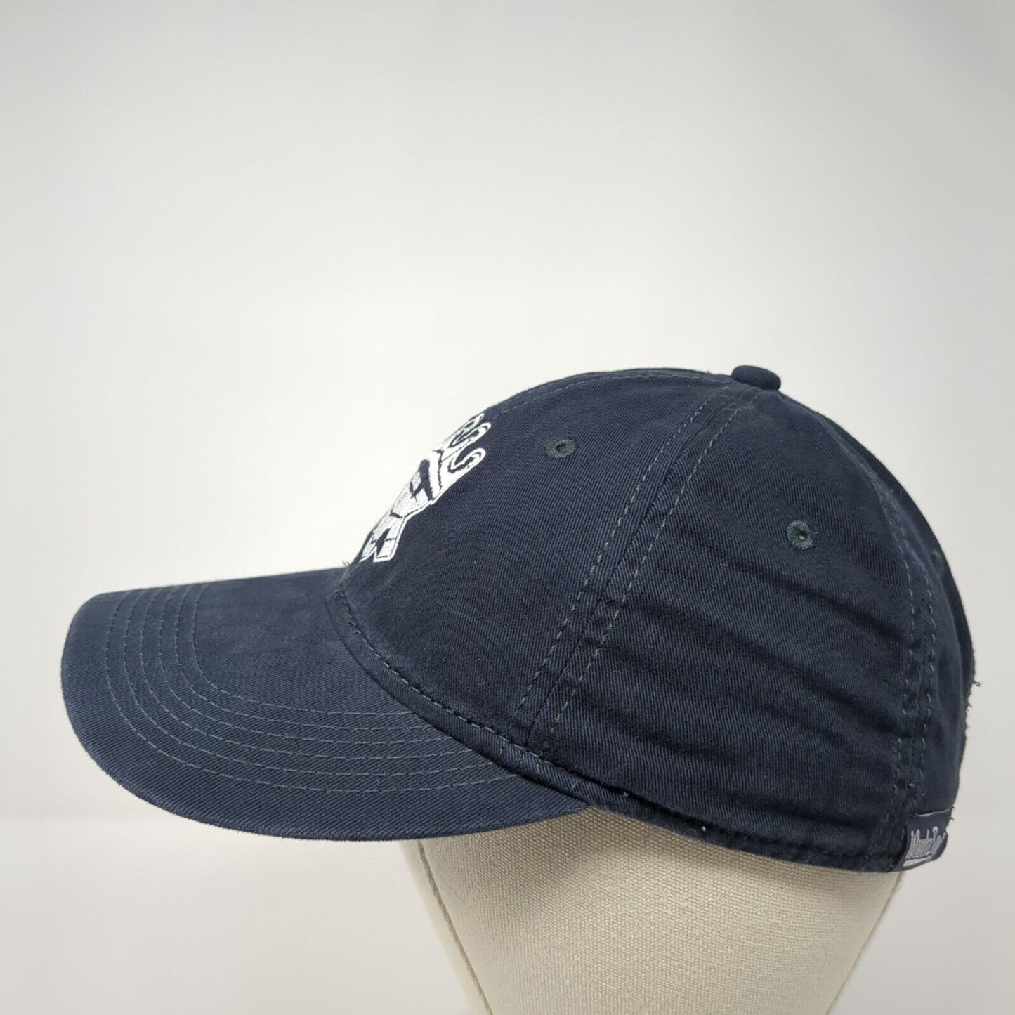 Sportsman Slideback Hat Blue One Size Adjustable Embroidered 6 Panel