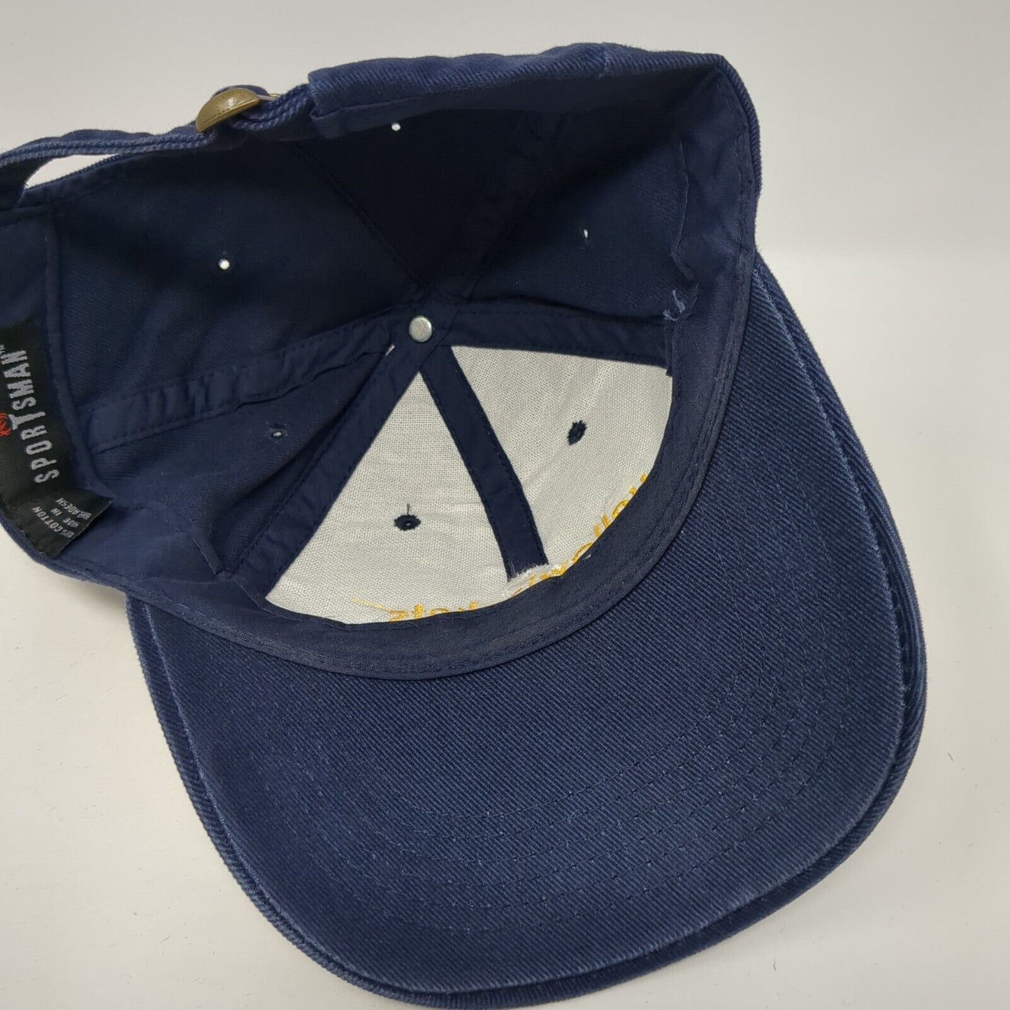 Yellowjackets Slideback Hat Blue One Size Adjustable Sportsman 6 Panel