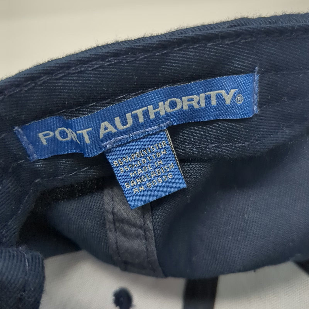 Port Authority Baseball Cap Blue One Size Curtis Bashaw US Senate 2024 Hat NJ