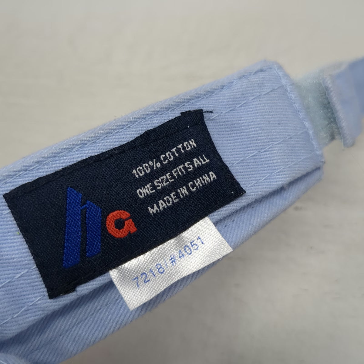 Heritage Apparel Cascade Raft Company Visor Blue OSFM Strapback Cotton Hat CRC