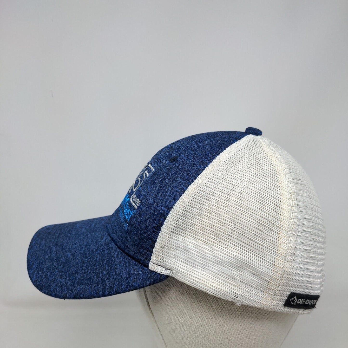 25 Years Gulf Coast Snapback Mesh Back Trucker Hat Blue One Size Dri-Duck