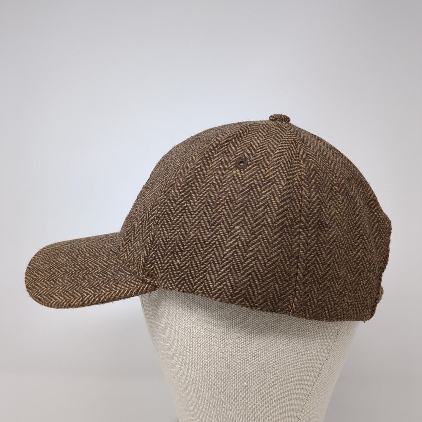 Browne Family Vineyards Patch Slideback Hat Brown One Size Herringbone