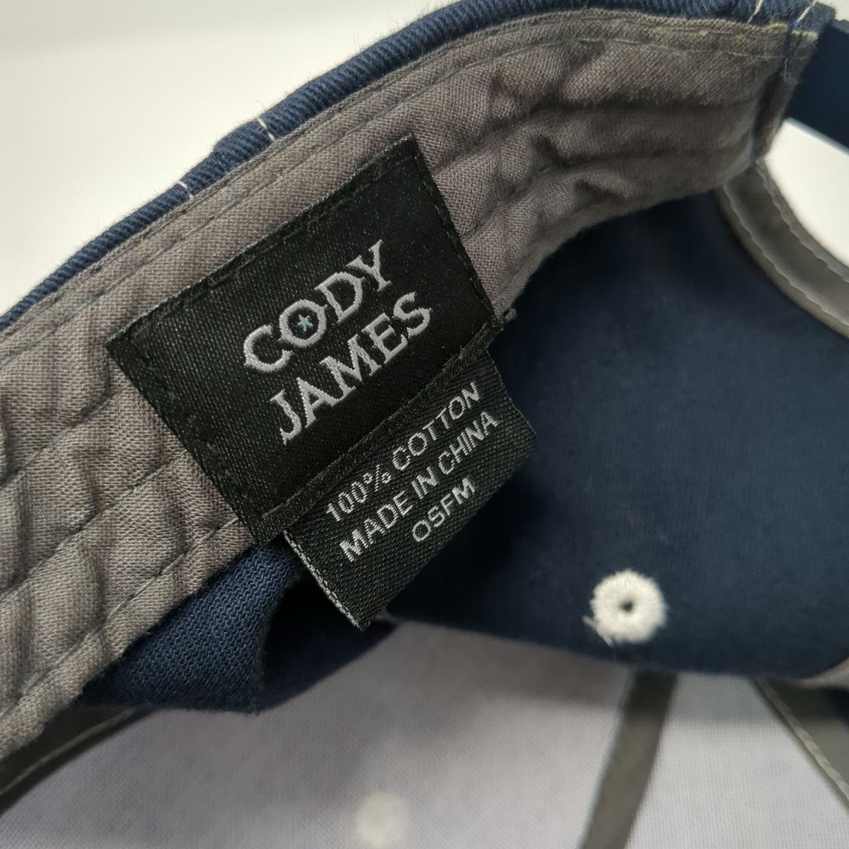 Cody James 5 Panel Blue Red Gray White One Size American Flag Stars Snapback Hat