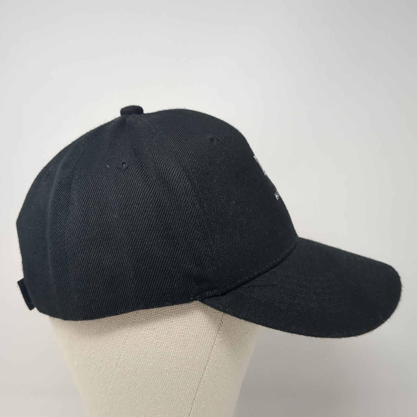 TRS Hotels Strapback Hat Black One Size Adjustable Embroidered 6 Panel