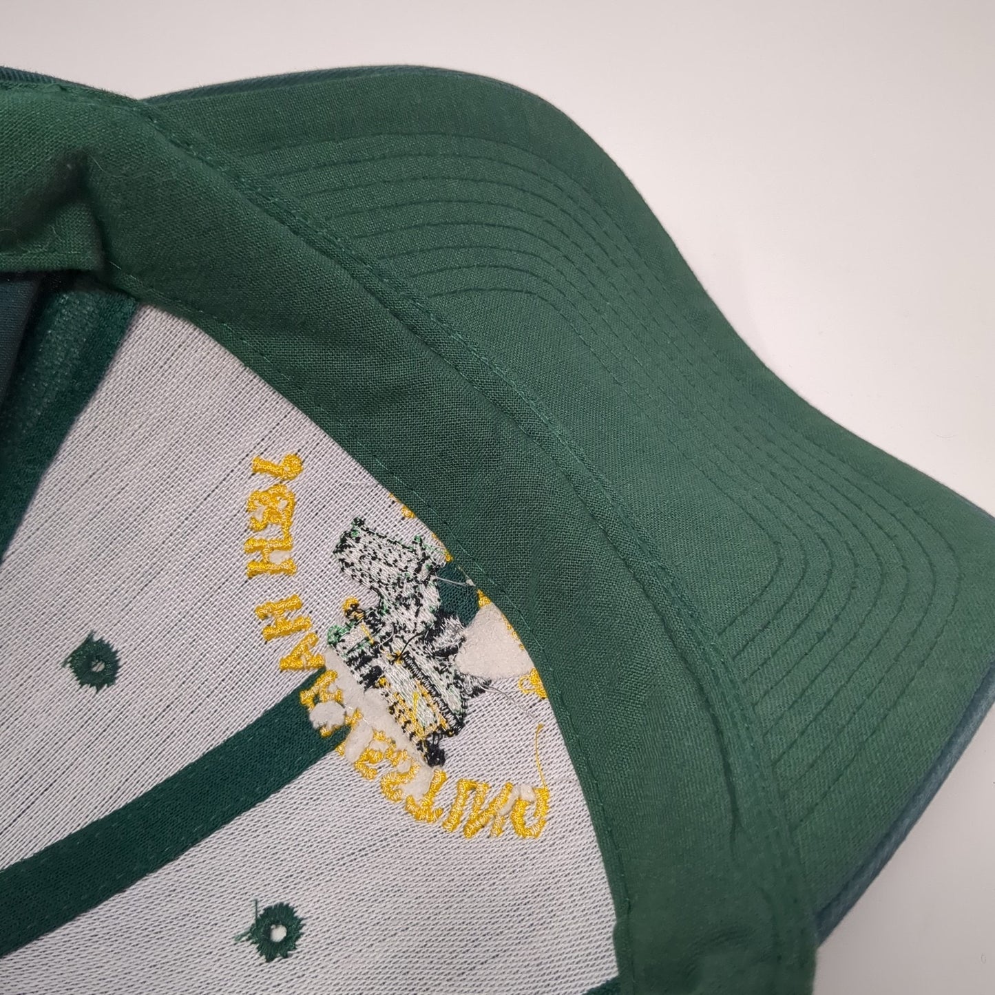 J&H Harvesting Monteview ID Strapback Hat Green One Size Embroidered