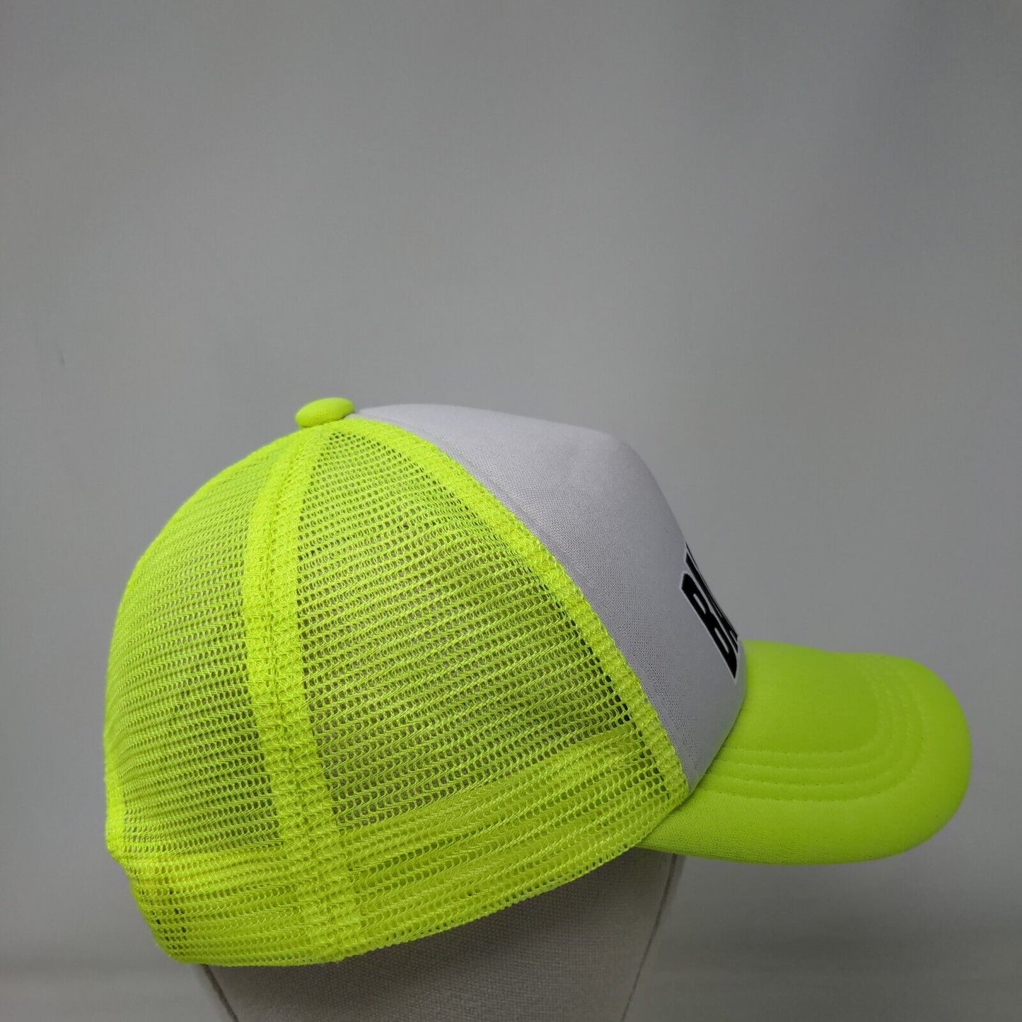 Bahamas Snapback Trucker Hat Green One Size Adjustable Mesh Back Lucky 7 USA