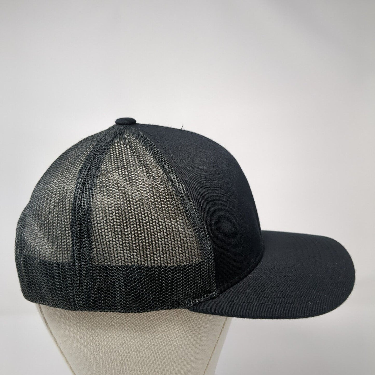 Allied Business Solutions Snapback Trucker Hat Black One Size Mesh Back