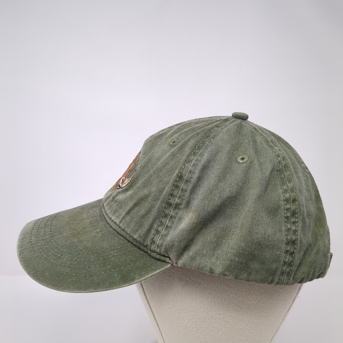 Ramair LLC Slideback Hat Green One Size Adjustable Embroidered 6 Panel ECO