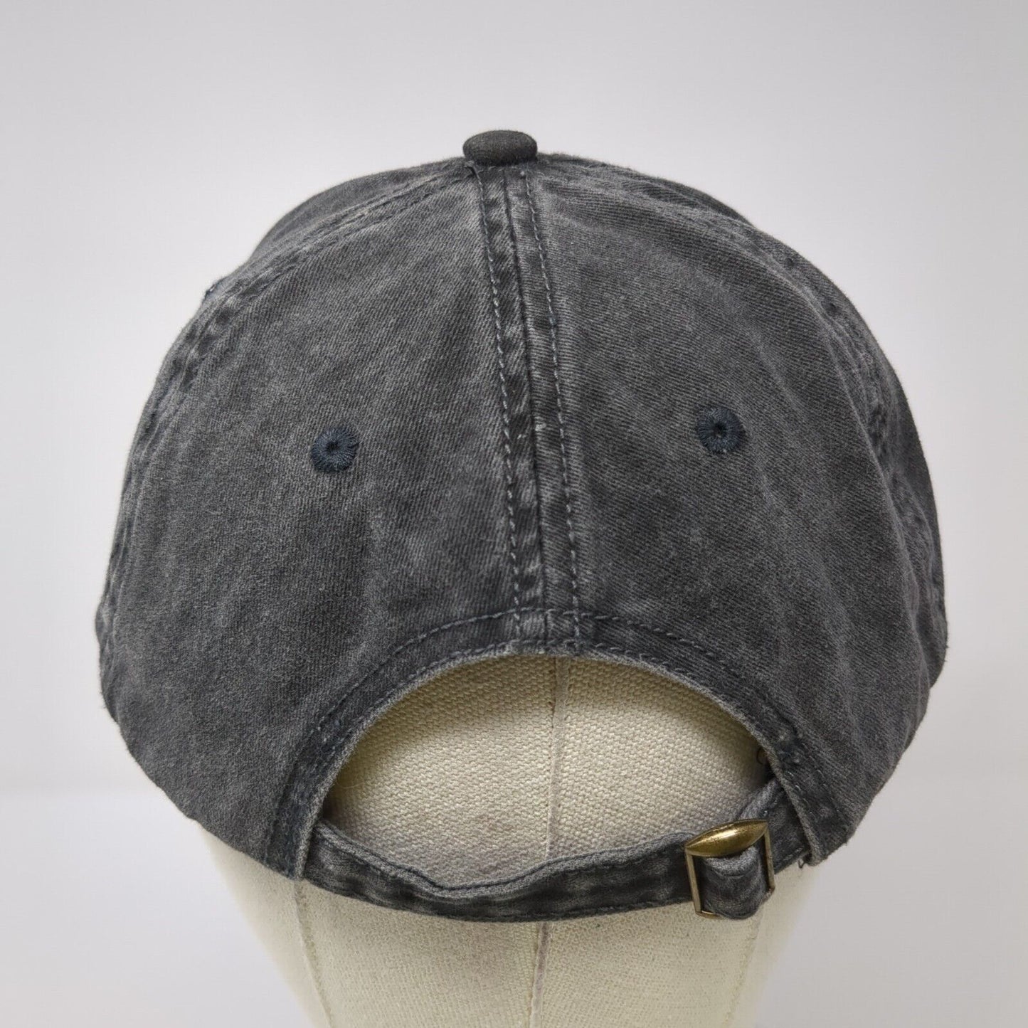 Unbranded Slideback Hat Black One Size Adjustable Blank Vent Holes