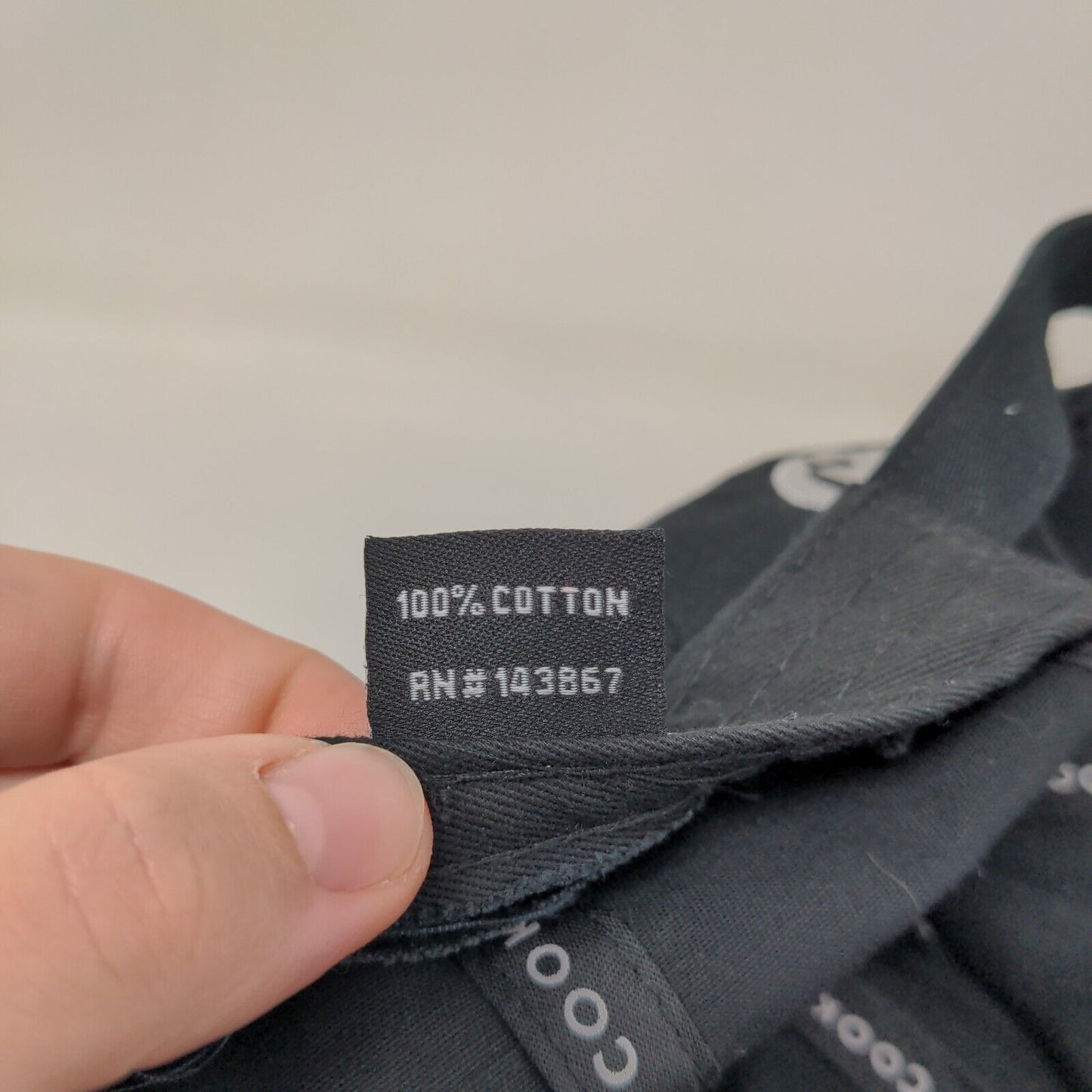 Cookies Slideback Hat Black OSFA Embroidered Adjustable Vent Holes