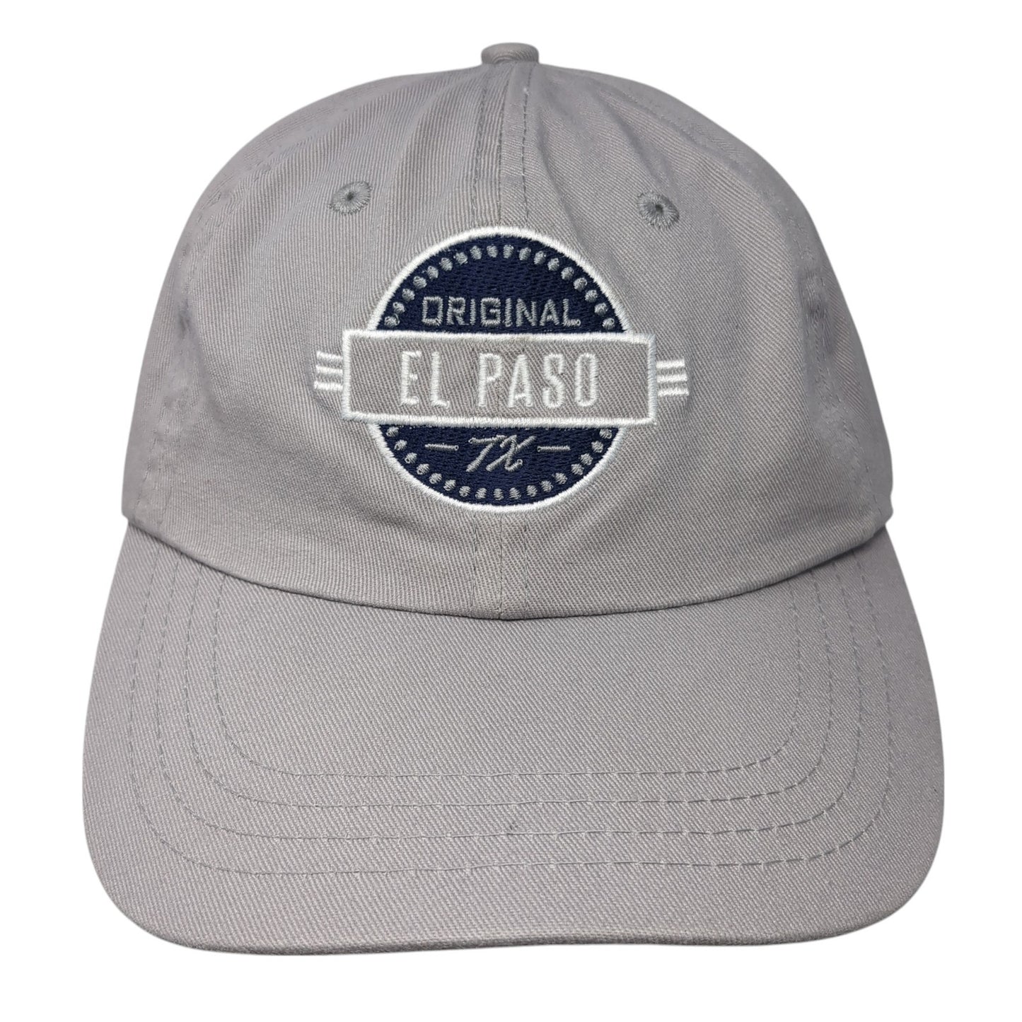 Original El Paso TX Slideback Hat Gray One Size Adjustable Paramount