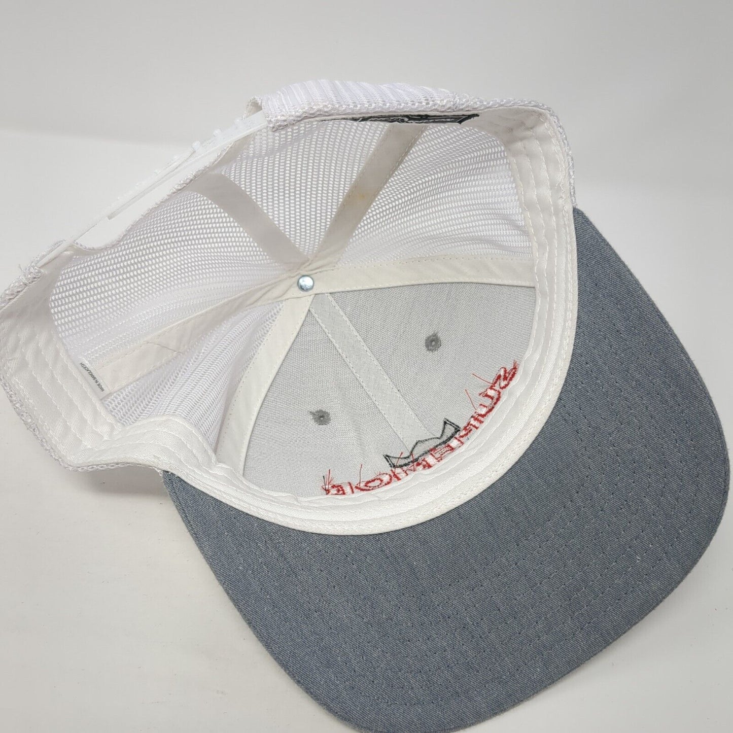 Superior Construction Snapback Trucker Hat Gray OS Adjustable Mesh Richardson