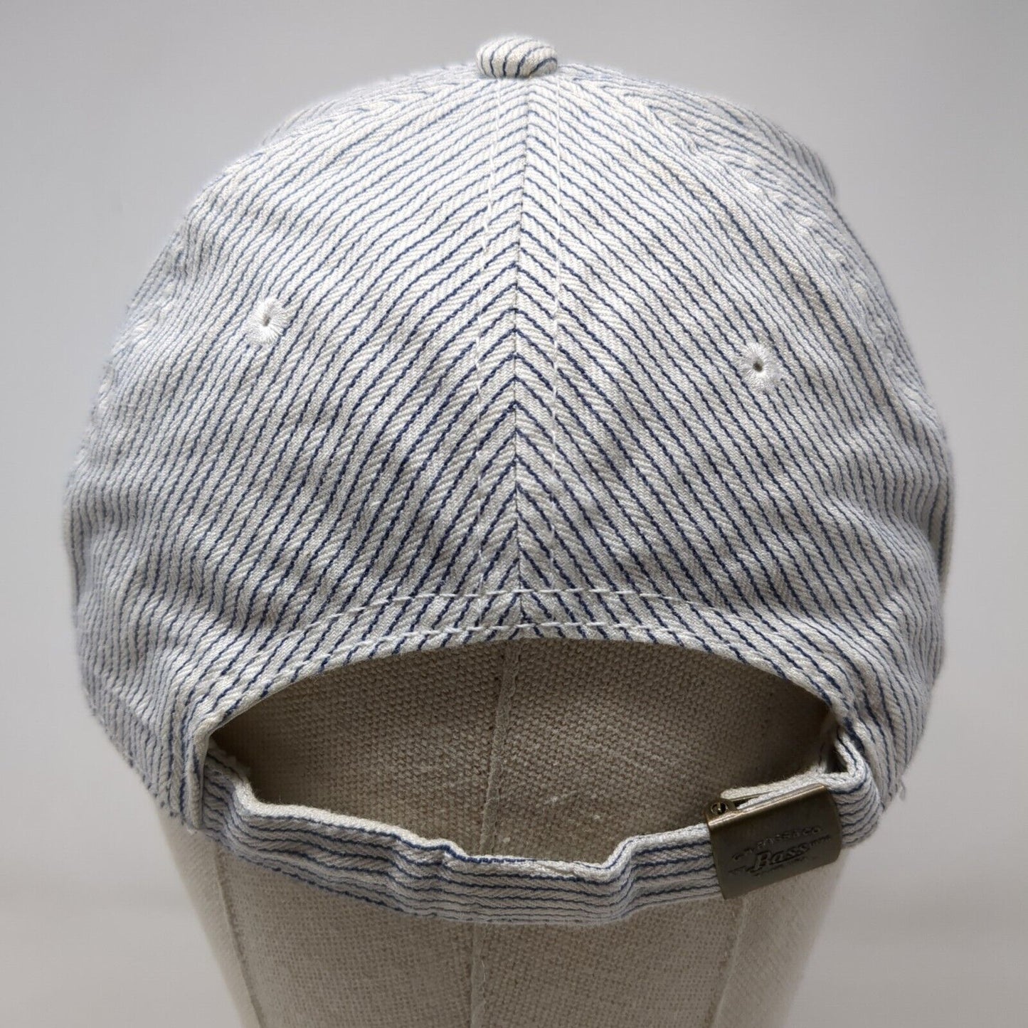 Bass Slideback Hat Multicolor One Size Adjustable Pinstripe 6 Panel