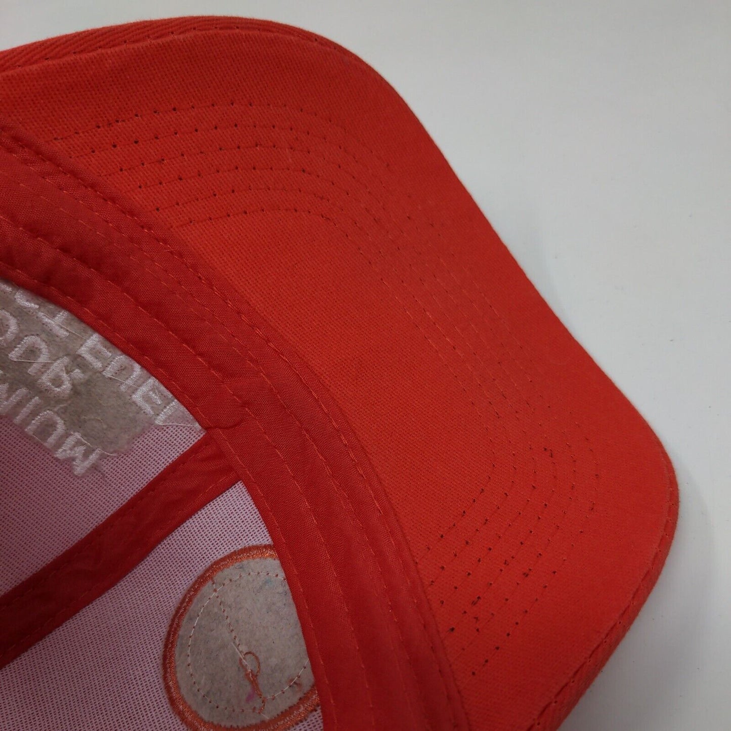 Premium Is Our Best Fuel Strapback Hat Red One Size Embroidered