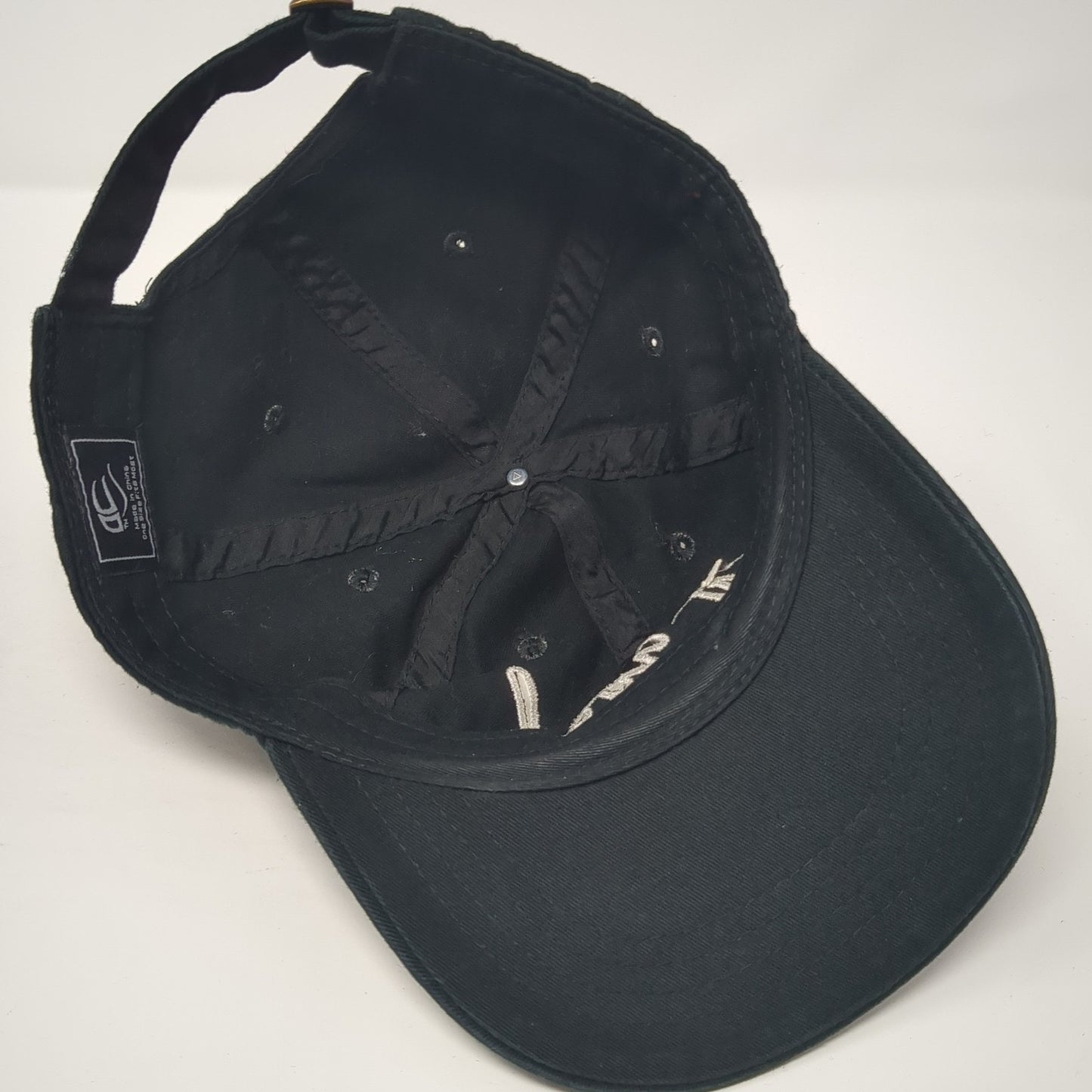 So Good Slideback Hat Black One Size Adjustable Embroidered Outdoor Cap