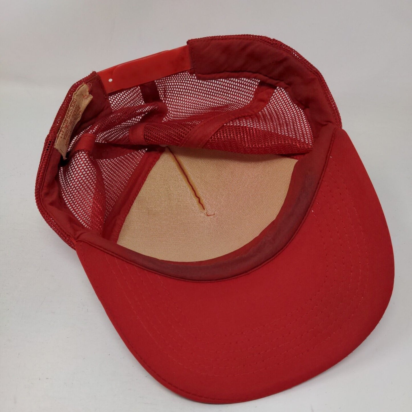Dave McIntire Chevrolet-Isuzu Centers Snapback Trucker Hat Red OSFA Mesh Back