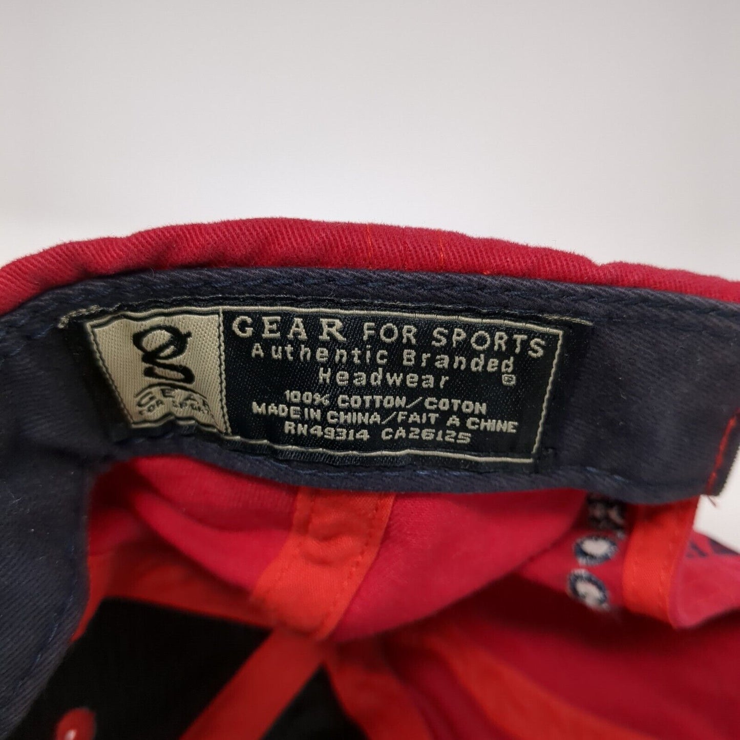 RH Anchor Est. 1886 Slideback Hat Red One Size Roche Harbor Embroidered