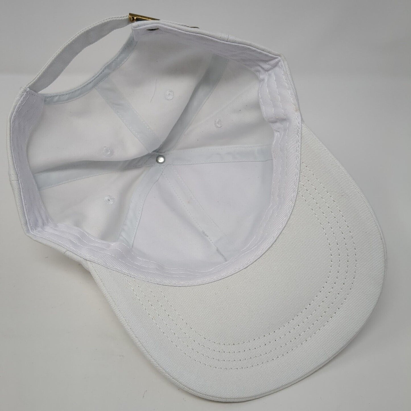 Tim Brown Classic Slideback Hat White One Size Adjustable Embroidered
