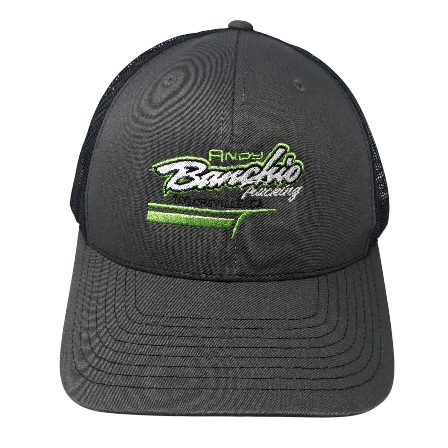 Andy Banchio Snapback Mesh Back Trucker Hat Gray One Size Richardson