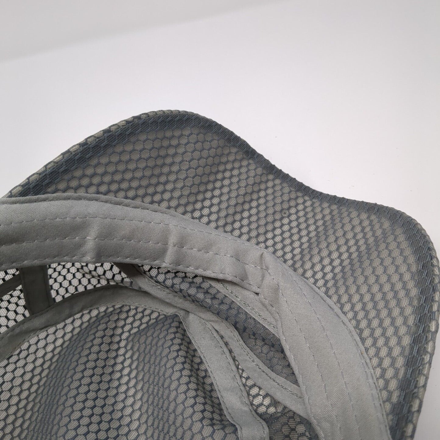 Unbranded Slideback Cadet Army Hat Gray One Size Adjustable Mesh Solid